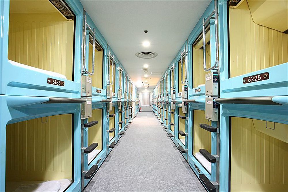 Shinjuku Kuyakusho-Mae Capsule Hotel Tokyo Luaran gambar